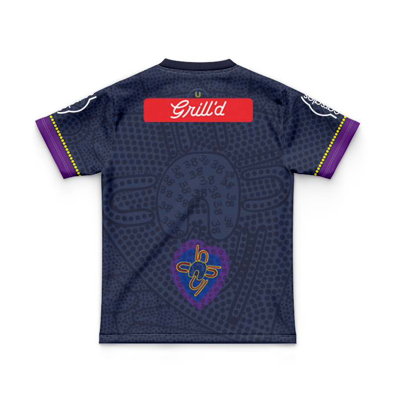 Kid's NRL Melbourne Storm 2025 Indigenous Jersey