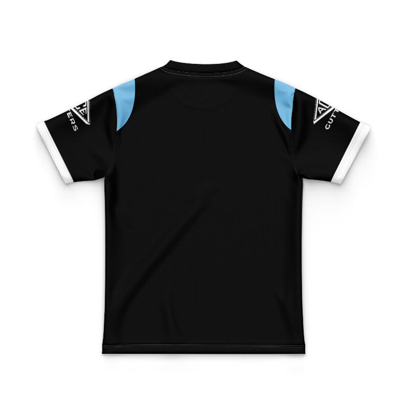 Kid's NRL Cronulla-Sutherland Sharks 2025 Black Training Jersey