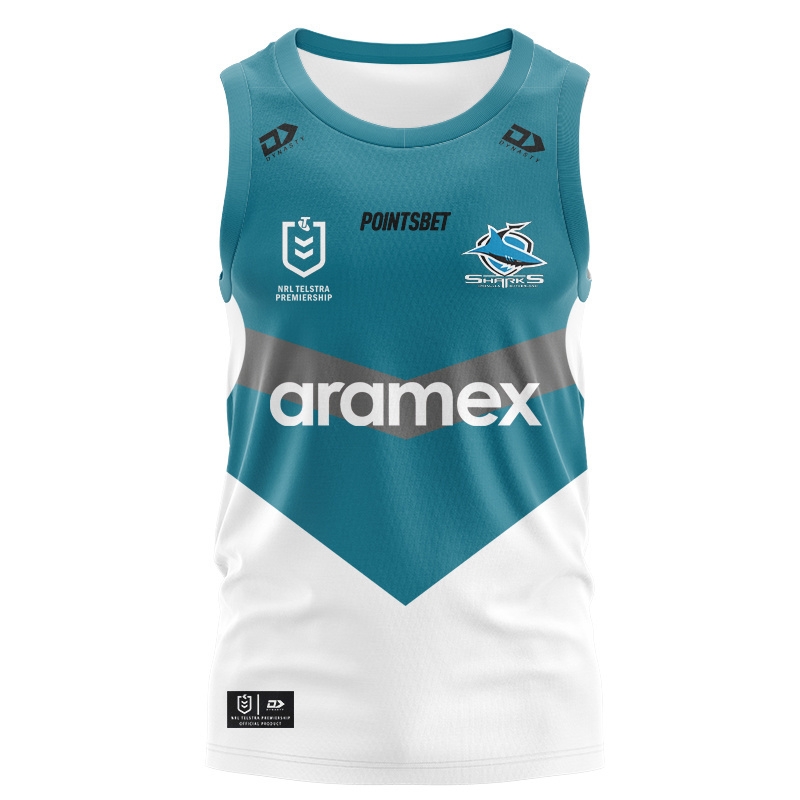 NRL Cronulla-Sutherland Sharks 2022 Heritage Singlet