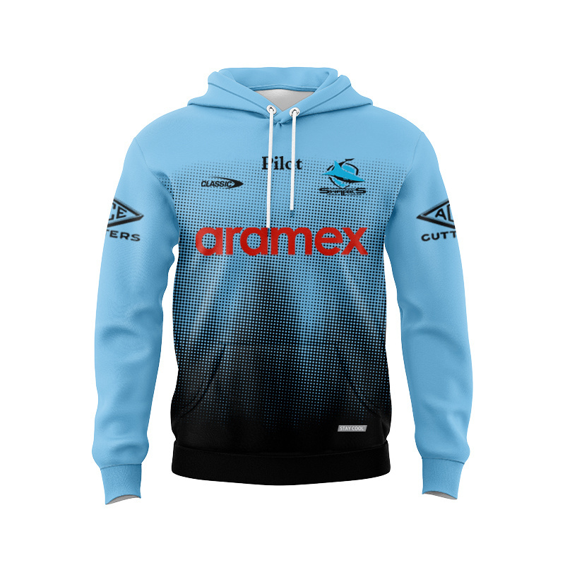 NRL Cronulla-Sutherland Sharks 2025 Sky Training Sport Hoodie