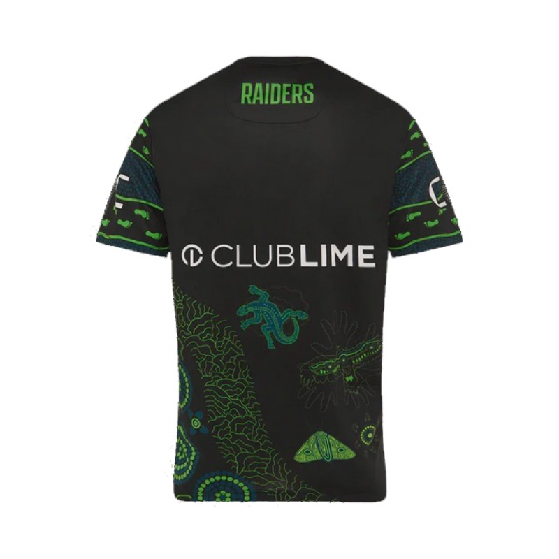 NRL Canberra Raiders 2025 Indigenous Run Out Jersey