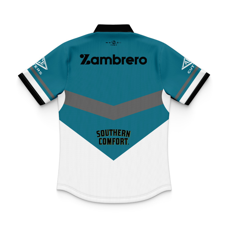 Kid's NRL Cronulla-Sutherland Sharks 2022 Heritage Polo Jersey