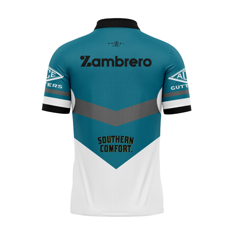 NRL Cronulla-Sutherland Sharks 2022 Heritage Polo Shirt