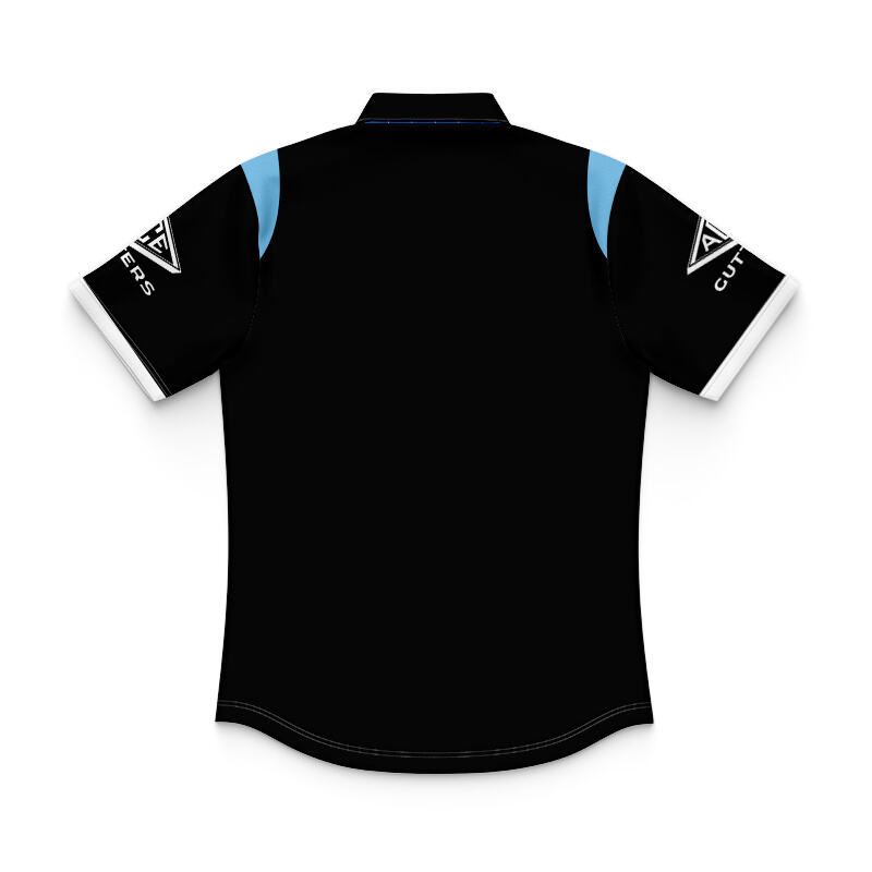 Kid's NRL Cronulla-Sutherland Sharks 2025 Black Training Polo Jersey