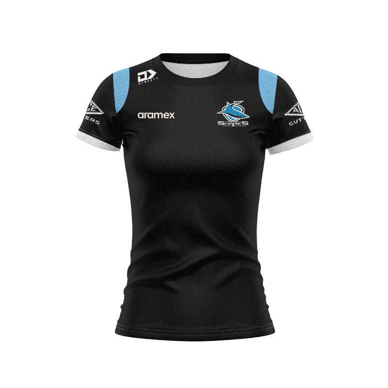 Women's NRL Cronulla-Sutherland Sharks 2025 Black Training Jersey