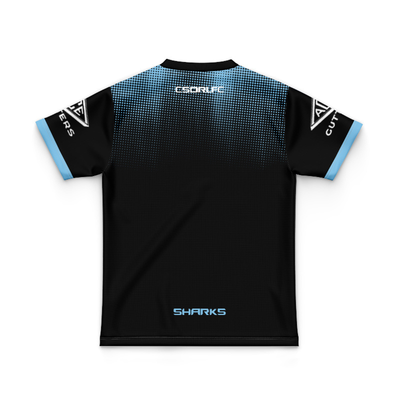 Kid's NRL Cronulla-Sutherland Sharks 2025 Media Jersey