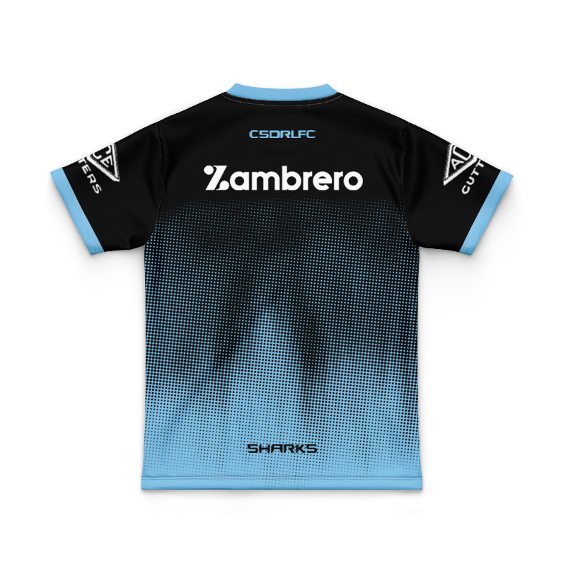 Kid's NRL Cronulla-Sutherland Sharks 2025 Blk Training Jersey