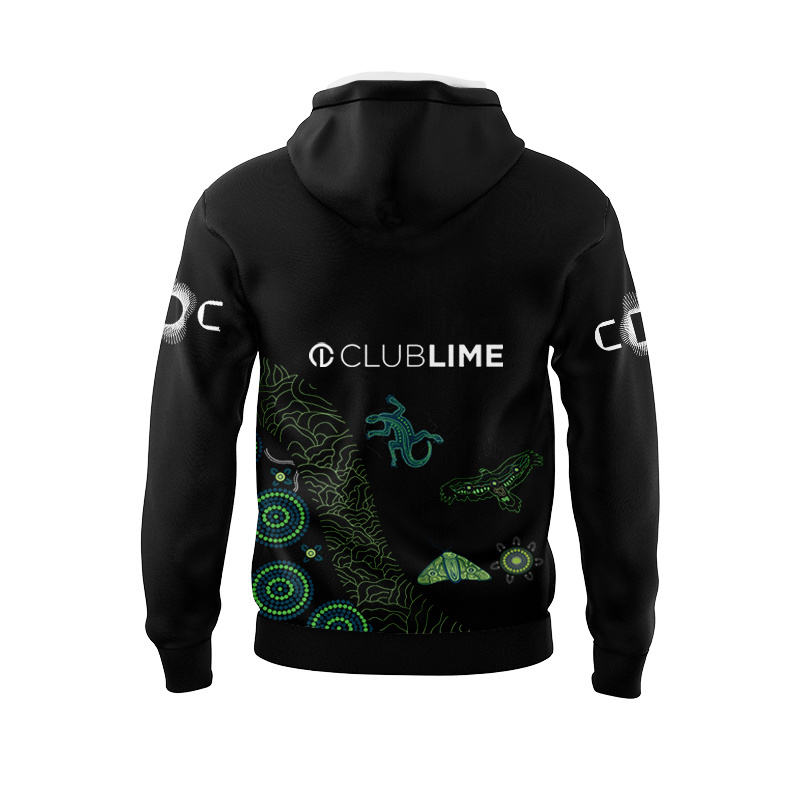NRL Canberra Raiders 2025 Indigenous Run Out Sport Hoodie