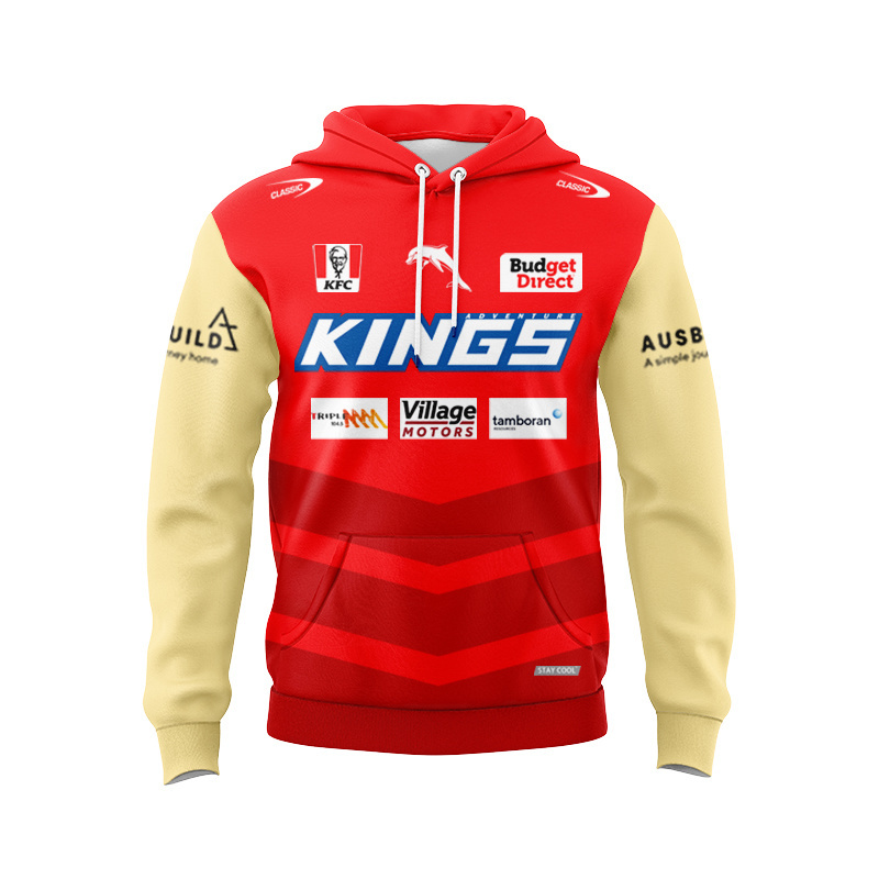 NRL Dolphins 2025 Warm Up Sport Hoodie