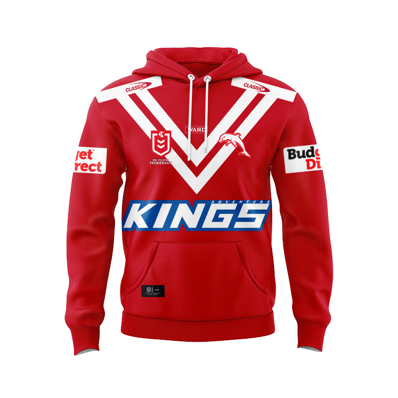 NRL Dolphins 2025 Heritage Sport Hoodie