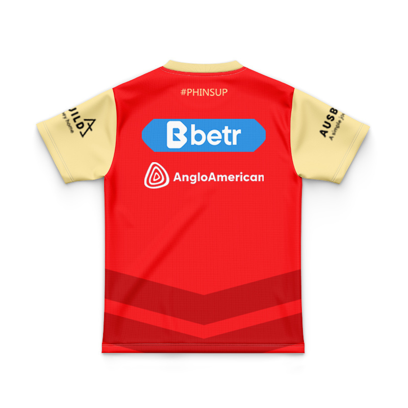 Kid's NRL Dolphins 2025 Warm Up Jersey