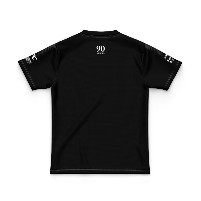 Kid's NRL Canterbury-Bankstown Bulldogs 2025 Black Media Jersey