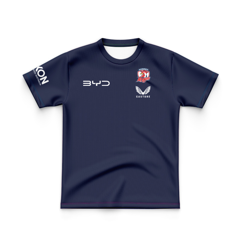 Kid'sNRL Sydney Roosters 2025 Castore Media Jersey