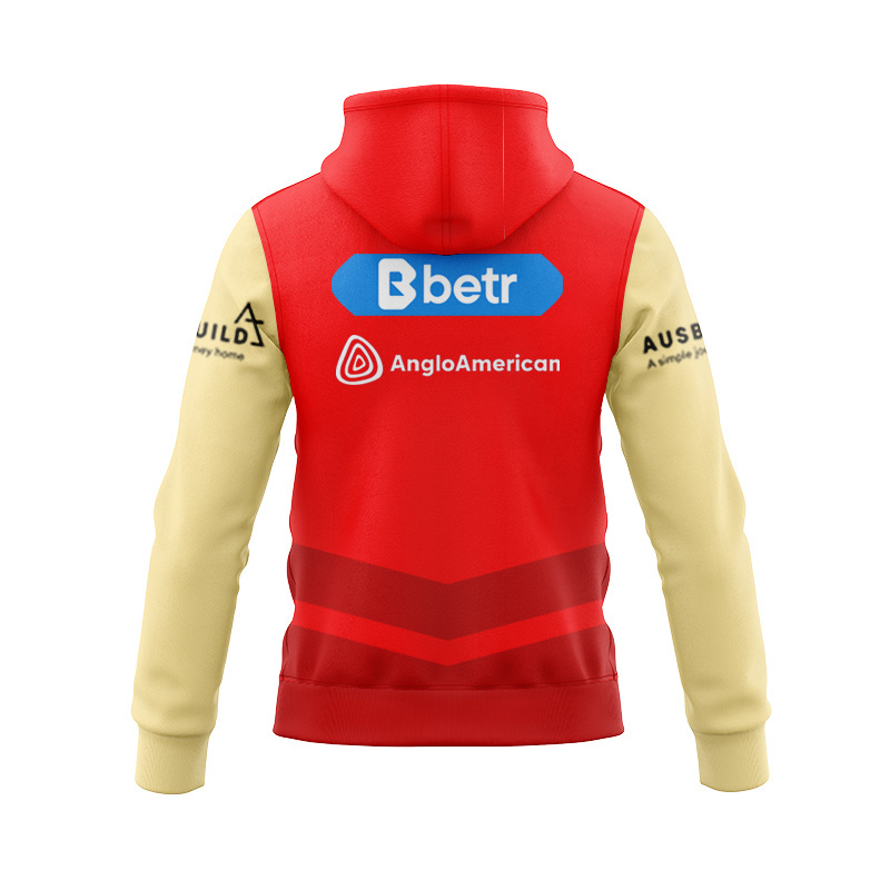 NRL Dolphins 2025 Warm Up Zipper Hoodie