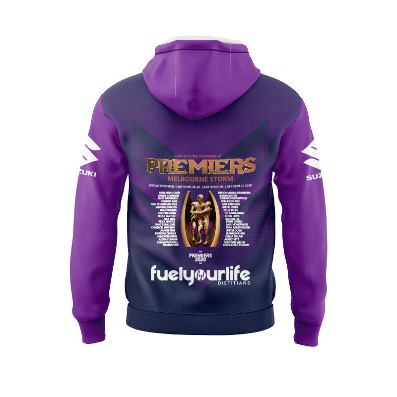 NRL Melbourne Storm 2020 Premiers Sport Hoodie
