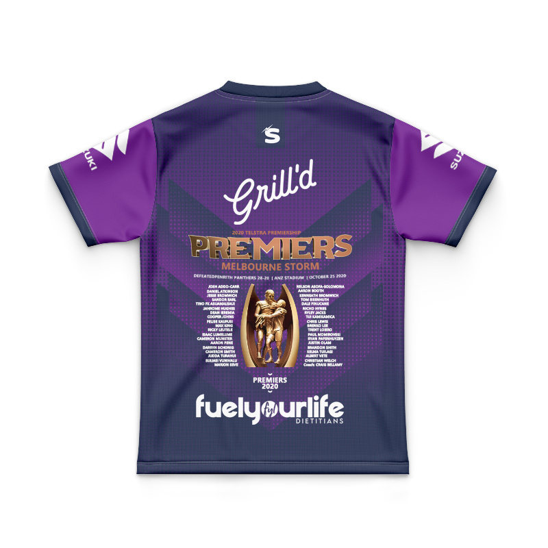 Kid's NRL Melbourne Storm 2020 Premiers Jersey