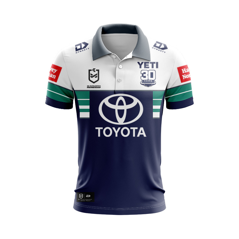 NRL North Queensland Cowboys 2025 NRLW Away Polo Shirt