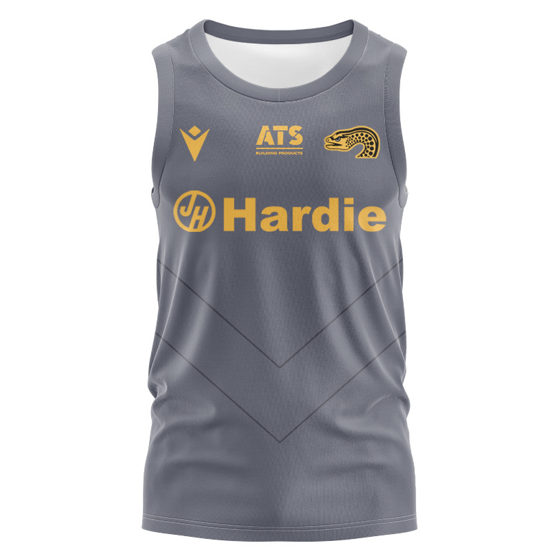 NRL Parramatta Eels 2025 Grey Training Singlet