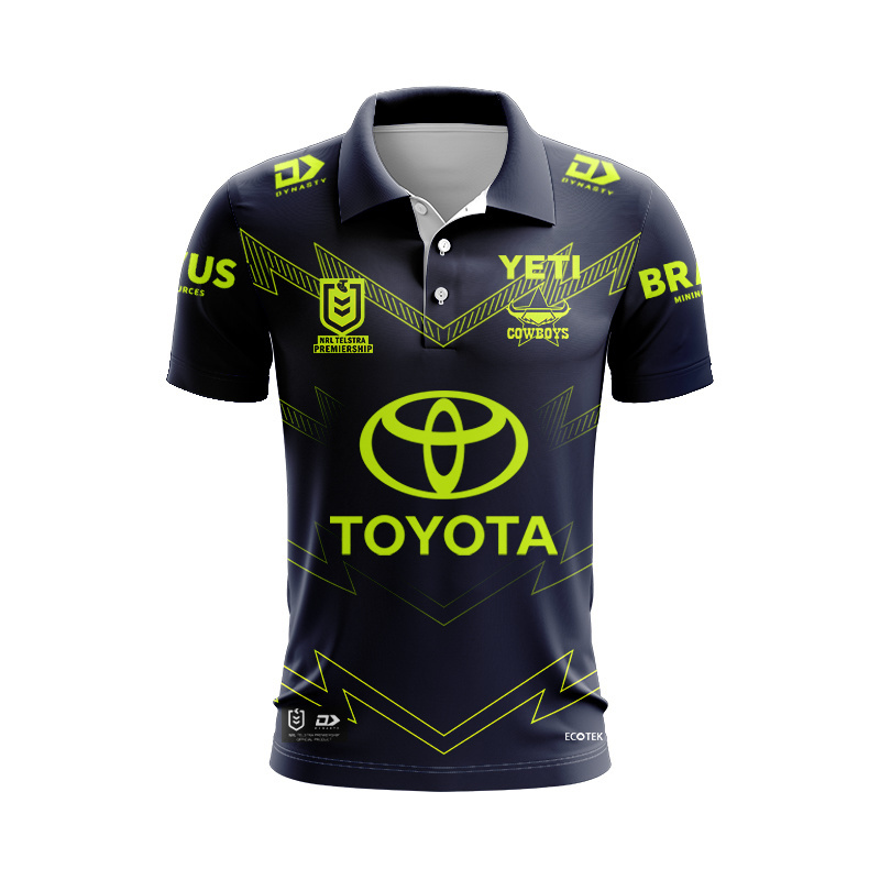 NRL North Queensland Cowboys 2025 Northern Lights Polo Jersey