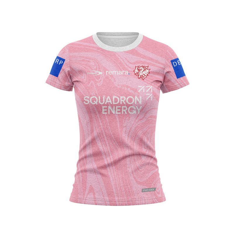 Women's NRL St George Illawarra Dragons 2025 Pink Training Jersey