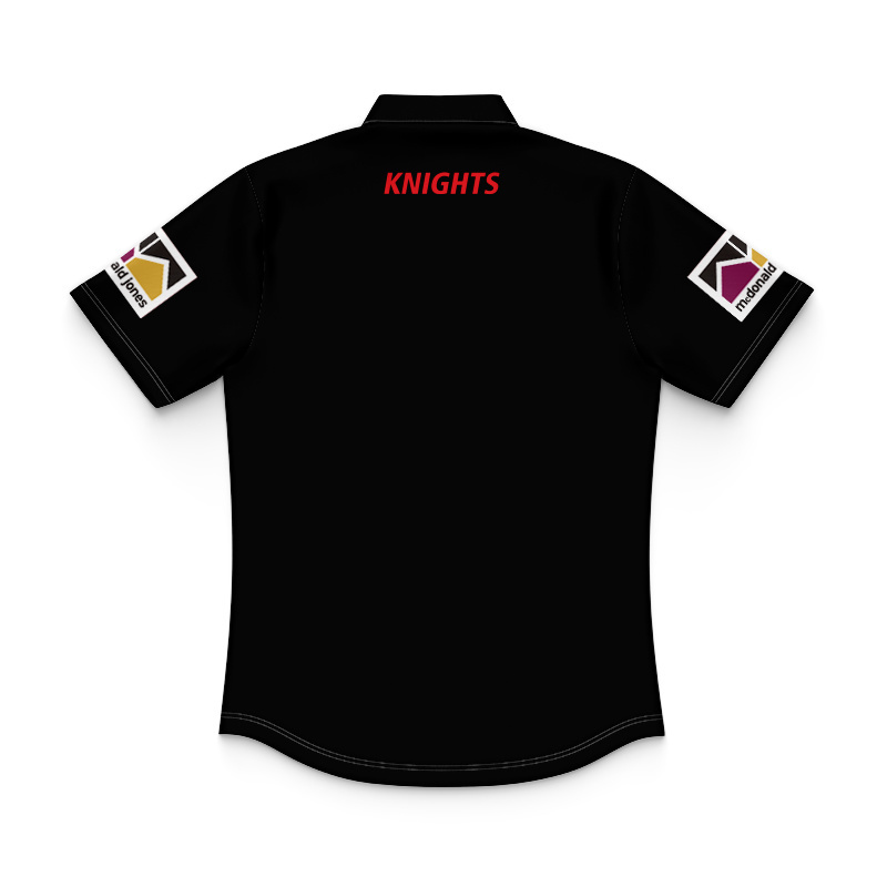 Kid's NRL Newcastle Knights 2025 Media Polo Shirt