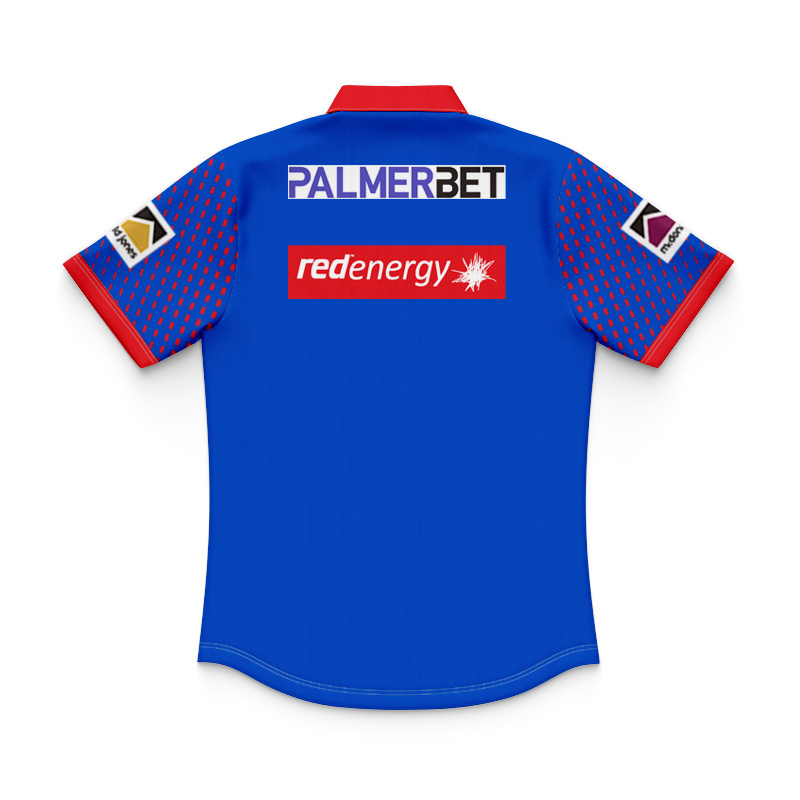 Kid's NRL Newcastle Knights 2025 Royal Polo Shirt