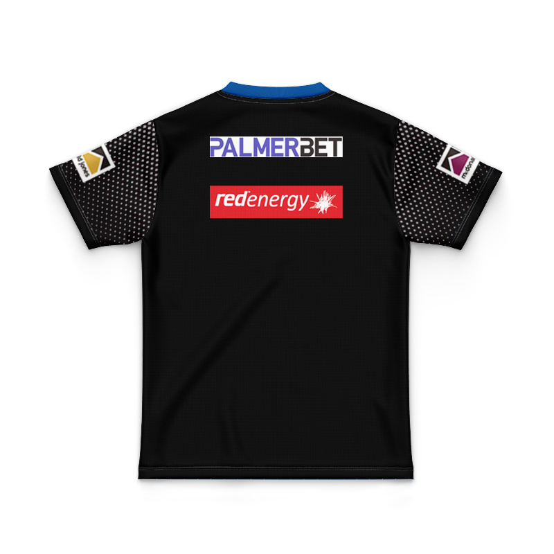 Kid's NRL Newcastle Knights 2025 Black Training Jersey