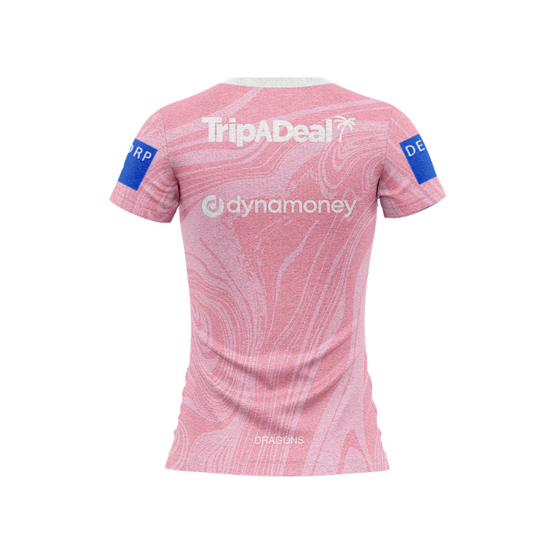 Women's NRL St George Illawarra Dragons 2025 Pink Training Jersey