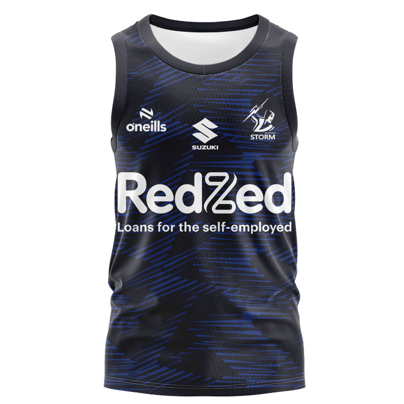 NRL Melbourne Storm 2025 Navy Training Signlet