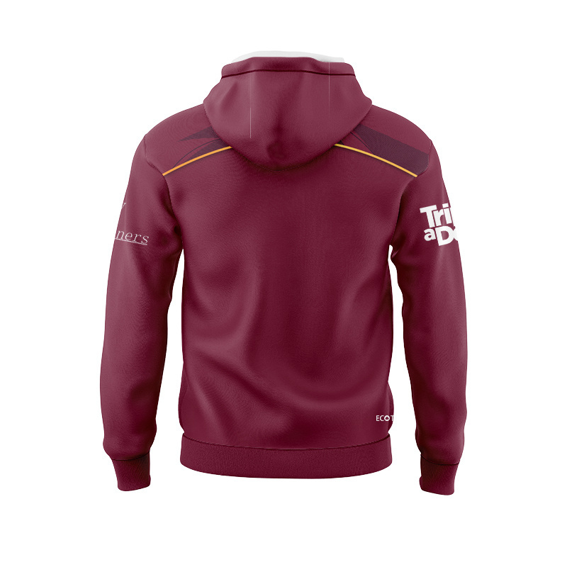 NRL Manly Warringah Sea Eagles 2025 Maroon Media Sport Hoodie
