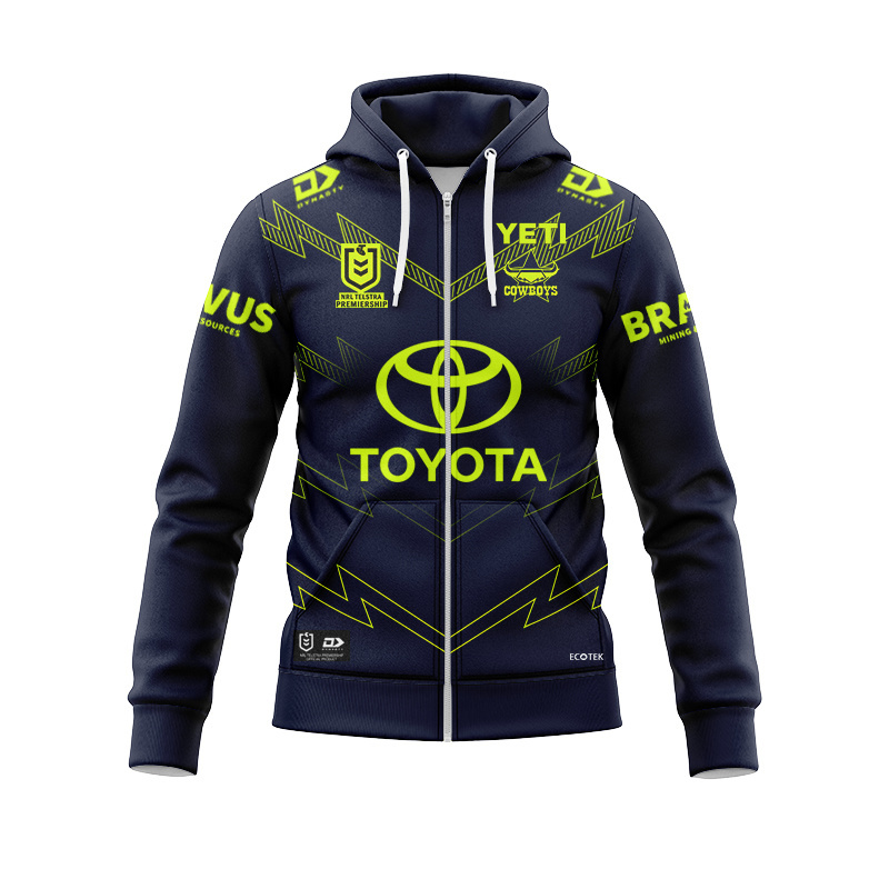 NRL North Queensland Cowboys 2025 Northern Lights Zipper Hoodie
