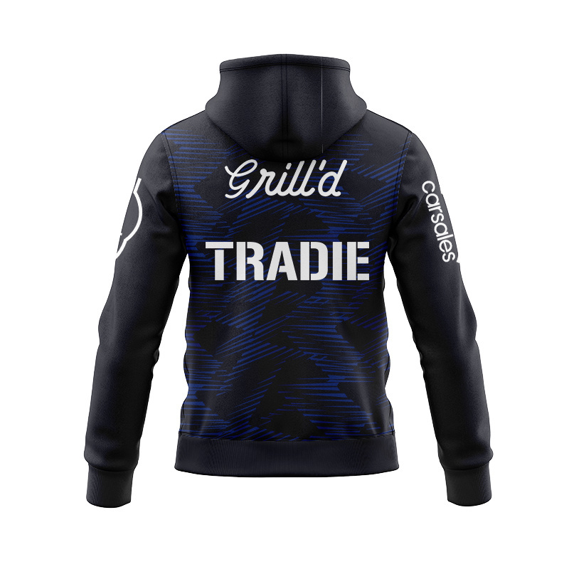 NRL Melbourne Storm 2025 Navy Training Zipper Hoodie