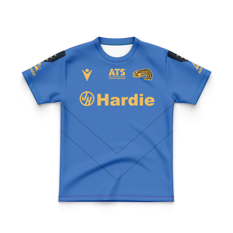 Kid's NRL Parramatta Eels 2025 Blue Training Jersey