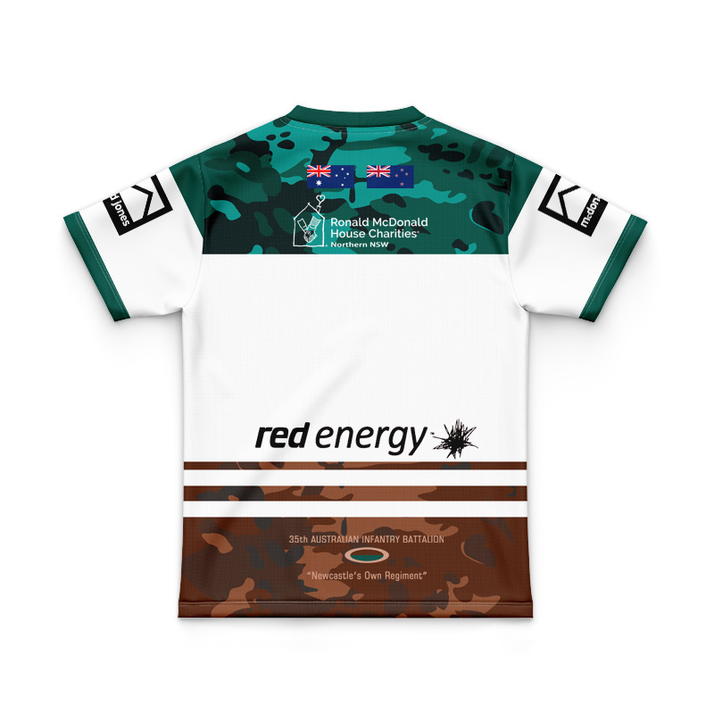 Kid's NRL Newcastle Knights 2025 Anzac Jersey