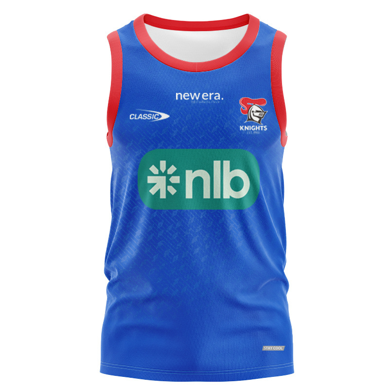 NRL Newcastle Knights 2025 Royal Singlet