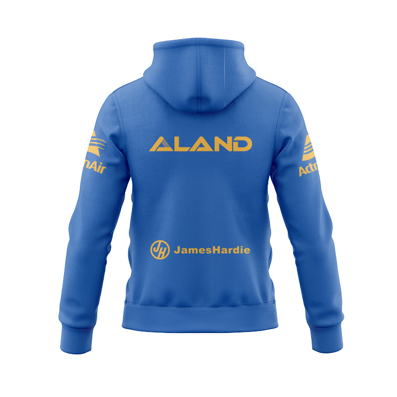 NRL Parramatta Eels 2025 Blue Training Zipper Hoodie