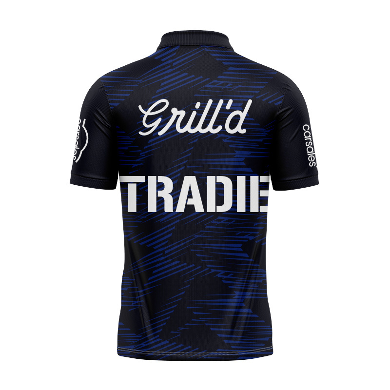 NRL Melbourne Storm 2025 Navy Training Polo Shirt