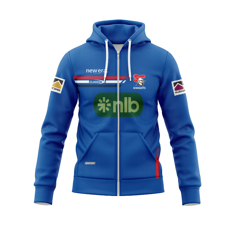 NRL Newcastle Knights 2024 Training Zipper Hoodie