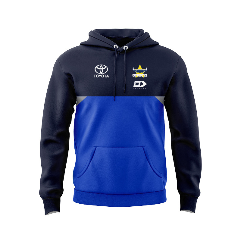 NRL North Queensland Cowboys 2025 Royal Blue Sport Hoodie