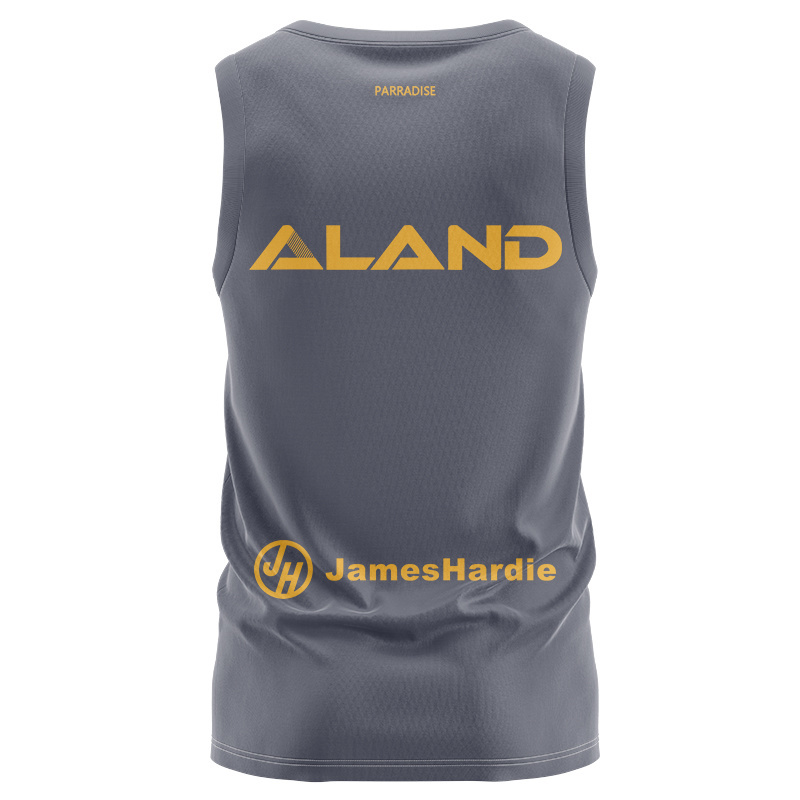 NRL Parramatta Eels 2025 Grey Training Singlet
