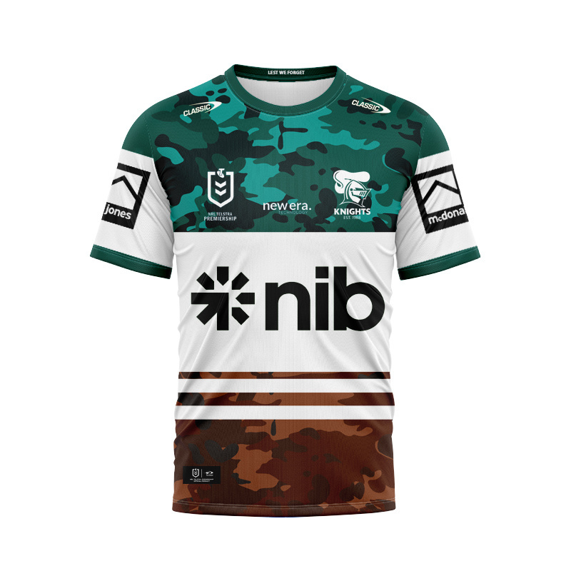 NRL Newcastle Knights 2025 Anzac T-Shirt