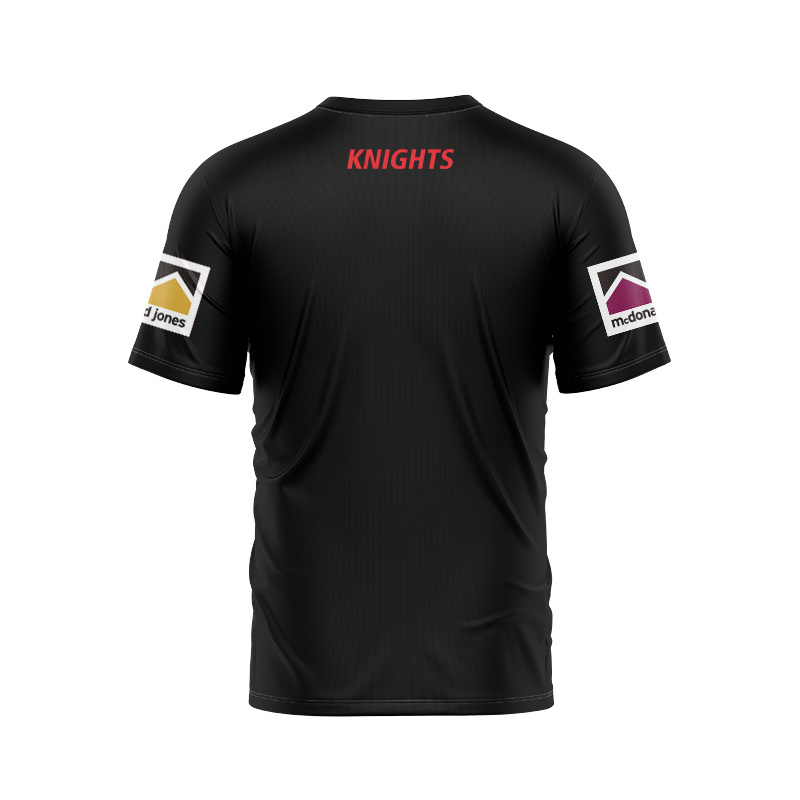 NRL Newcastle Knights 2025 Media Polo Shirt