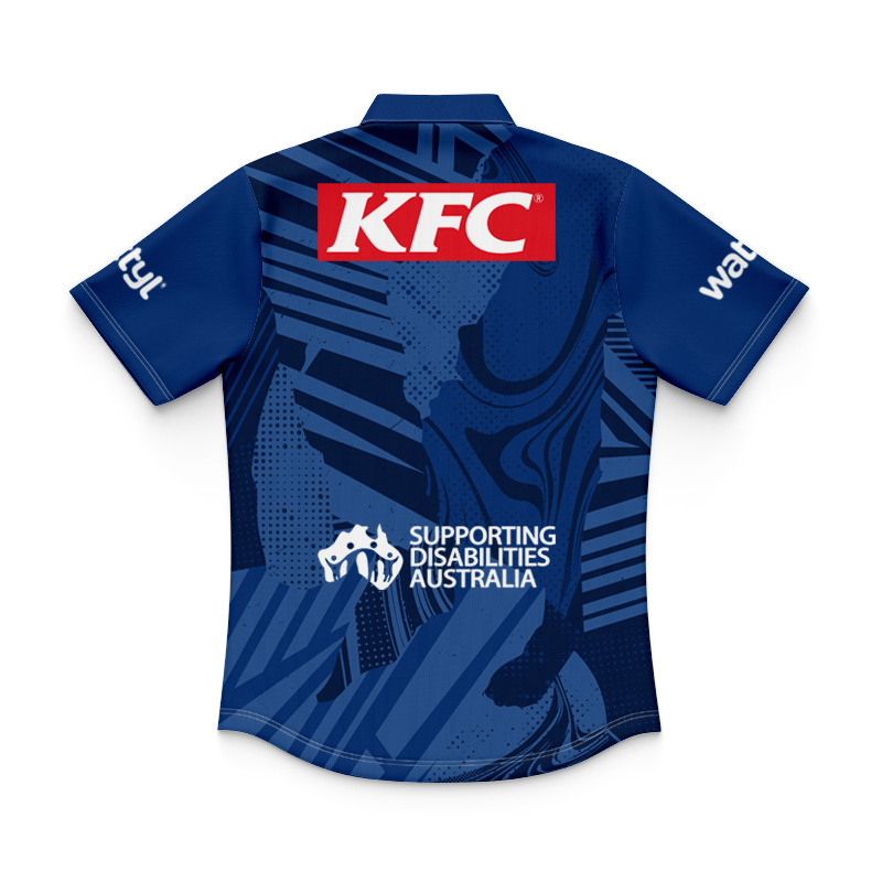 Kid's NRL Canterbury-Bankstown Bulldogs 2025 Coaches Training Polo Jersey