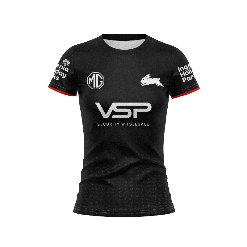 Women's NRL South Sydney Rabbitohs 2025 Black Pro Training Jersey