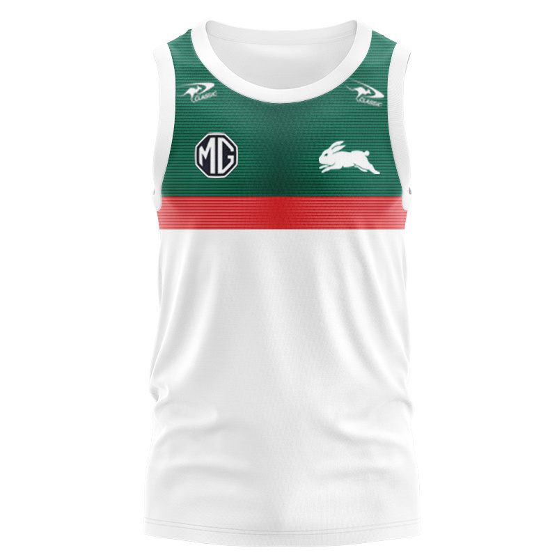 NRL South Sydney Rabbitohs 2025 Coaches Media Singlet