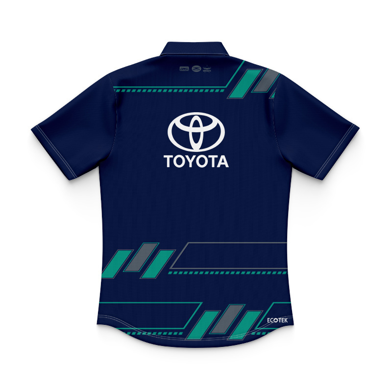 Kid's NRL North Queensland Cowboys 2025 Dynasty Navy Polo Jersey