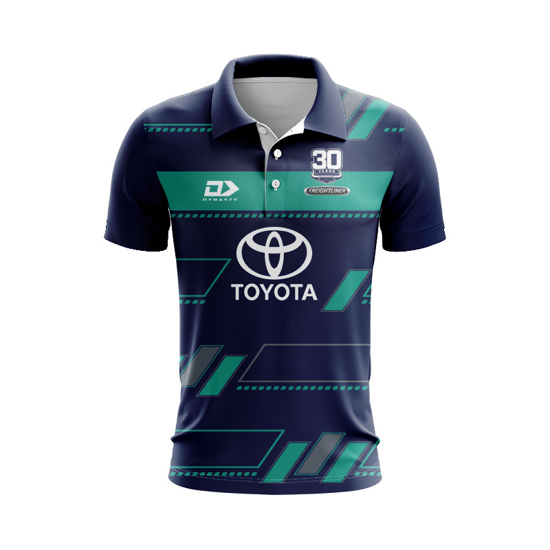 NRL North Queensland Cowboys 2025 Dynasty Navy Polo Shirt
