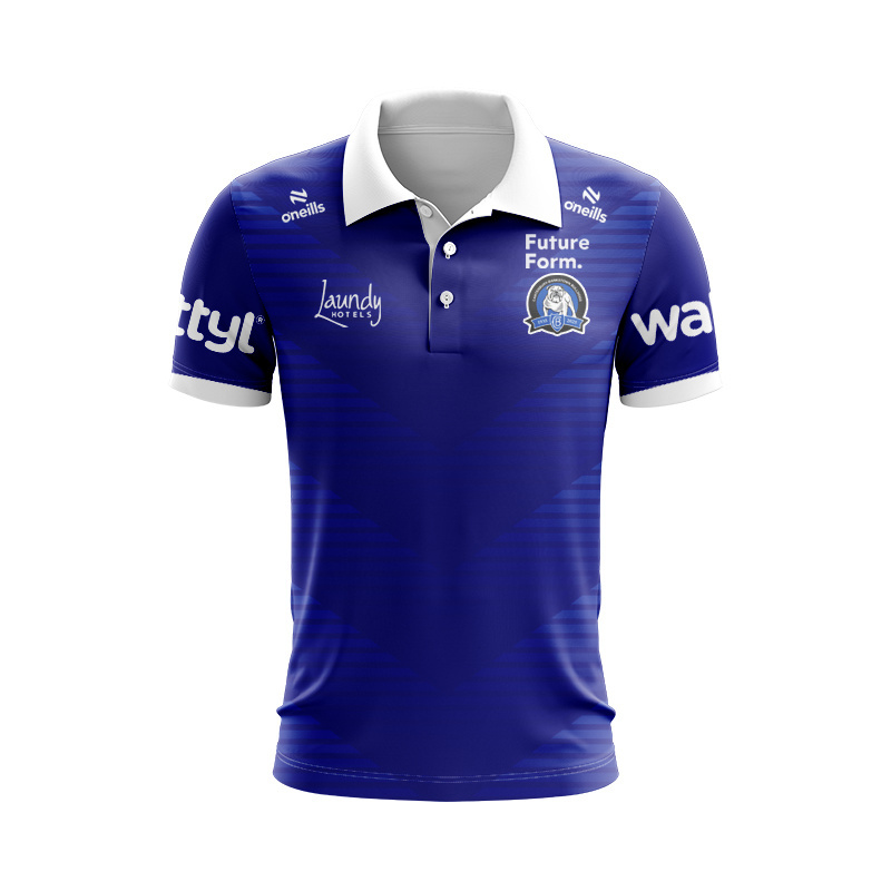 NRL Canterbury-Bankstown Bulldogs 2025 Warm Up Polo Shirt