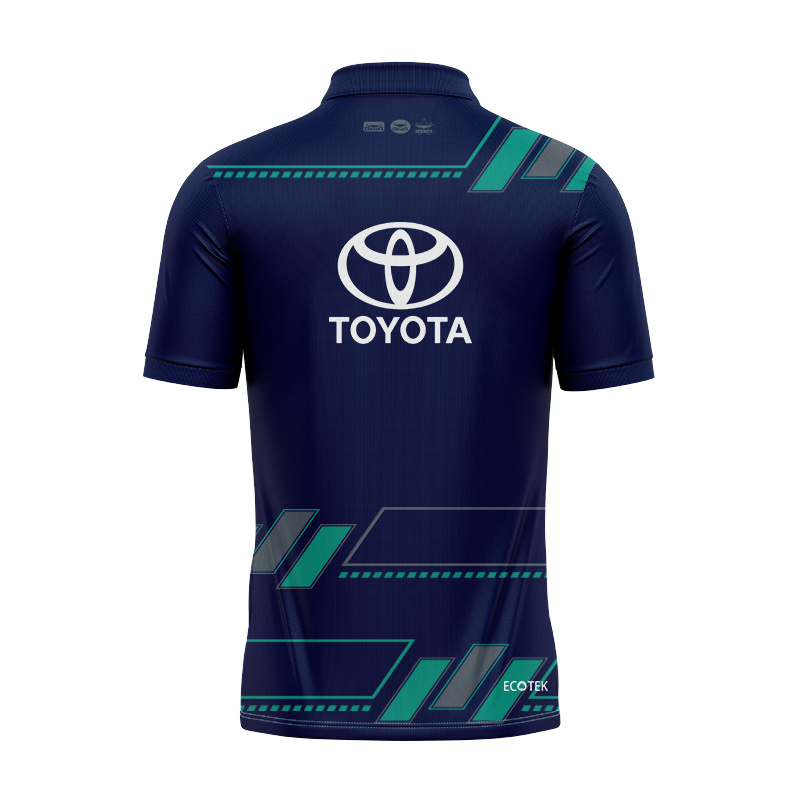 NRL North Queensland Cowboys 2025 Dynasty Navy Polo Shirt