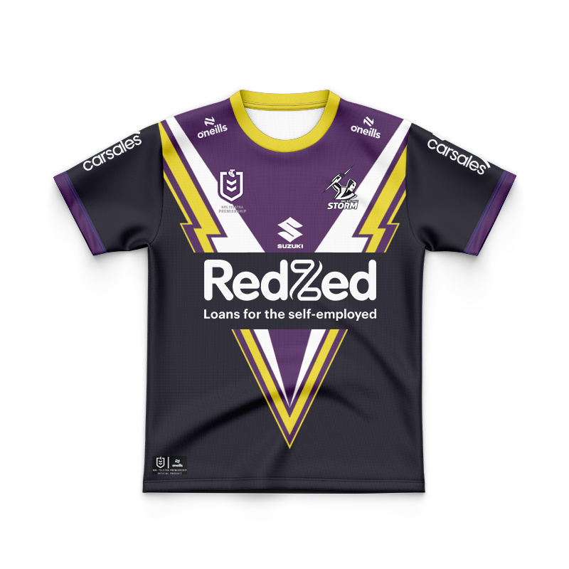 Kid's NRL Melbourne Storm 2025 Alternate Jersey